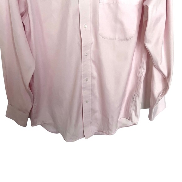 Croft & Barrow Pink Non Iron Long Sleeve Button Down Shirt - Picture 4 of 9